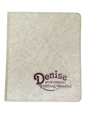 Vintage Denise Interchangeable Knitting Needles Set in Original Case Compete
